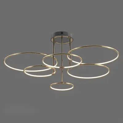 Modern Ring Chandelier 3d model