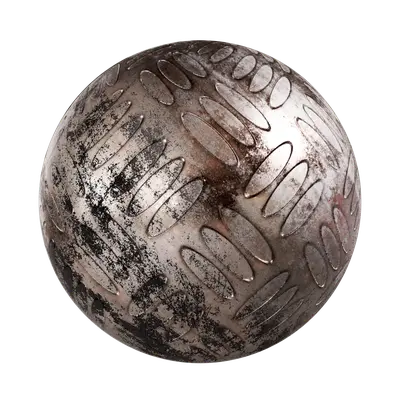 Yellow rust stripe iron plate 02