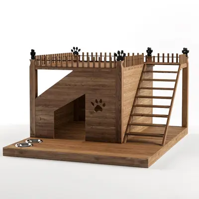 Wooden Pet Bed