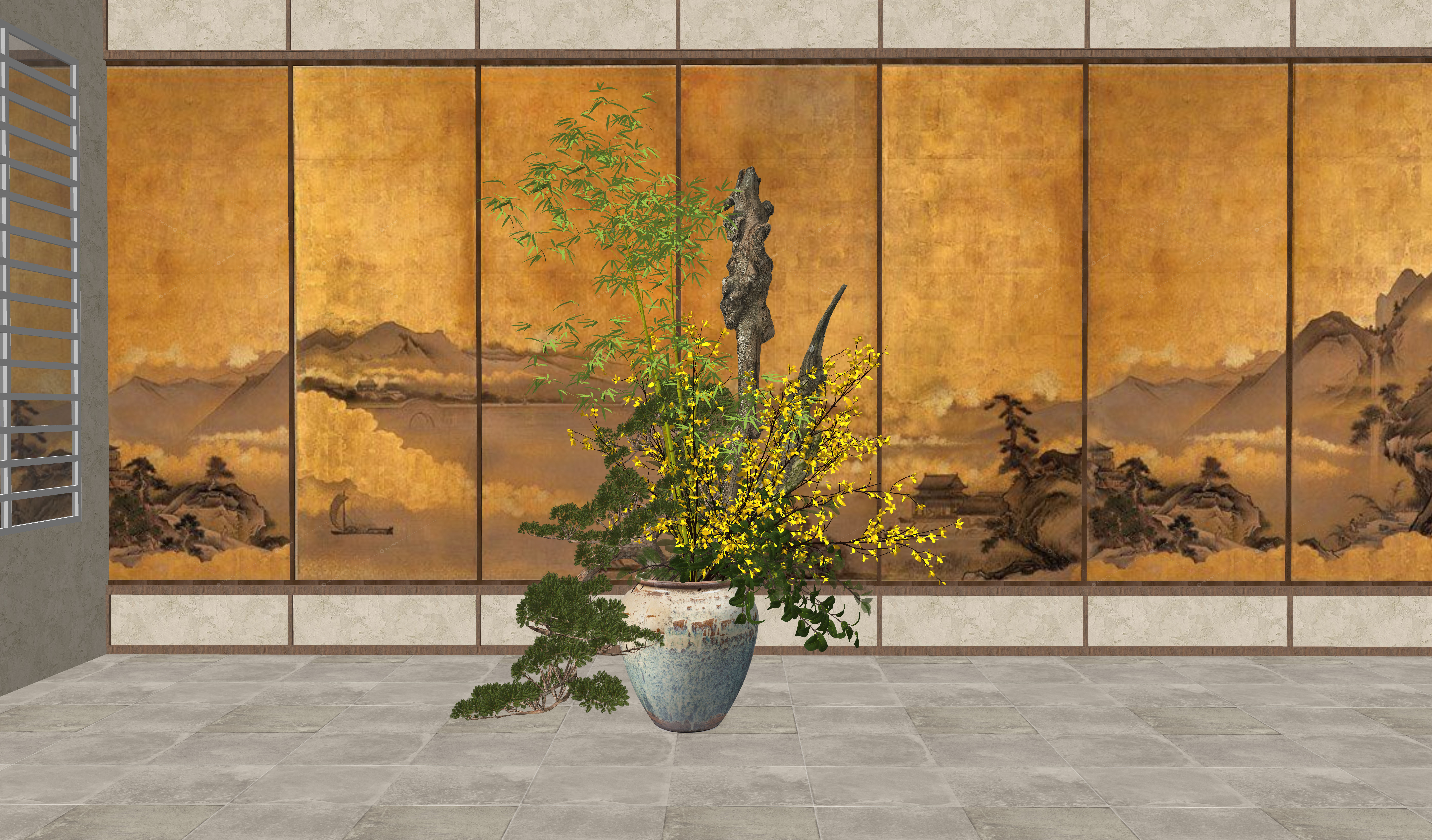 Vases & Floral Arrangements 3D Models 2