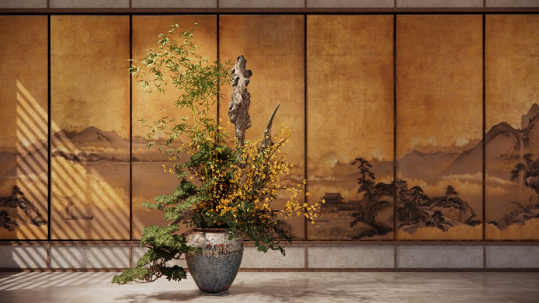 Japanese Floral Arrangement