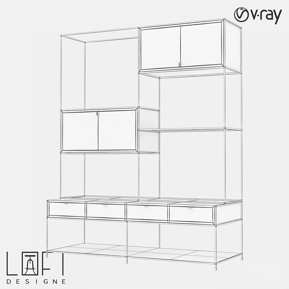 Shelves 3D Models 2
