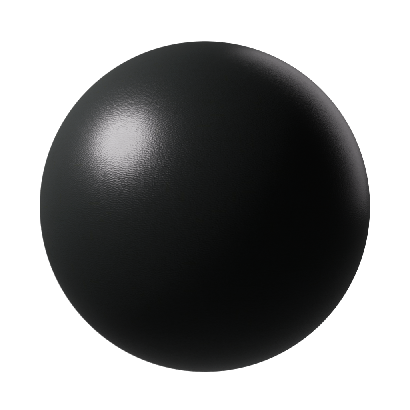 Cowhide Black Nappa Leather