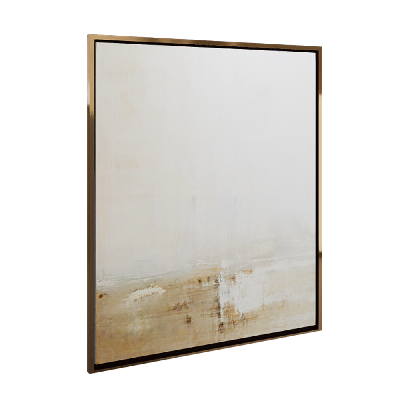 Paintings Yellow Metal Frame Hanging Picture 02 