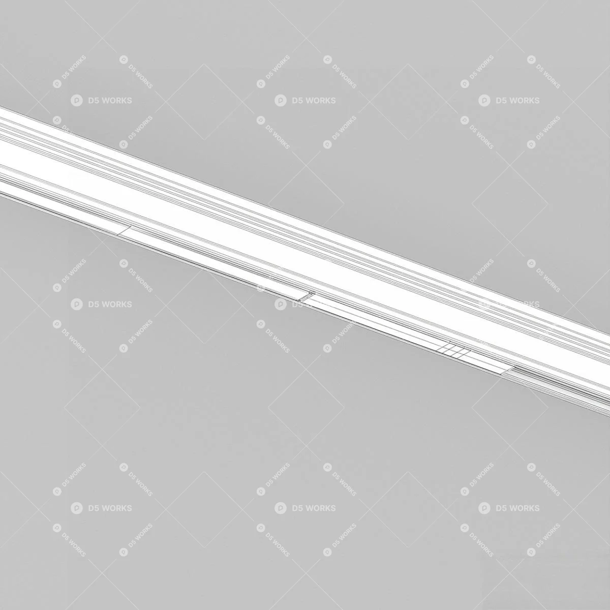 Linear Light 3d model thumbnail 2
