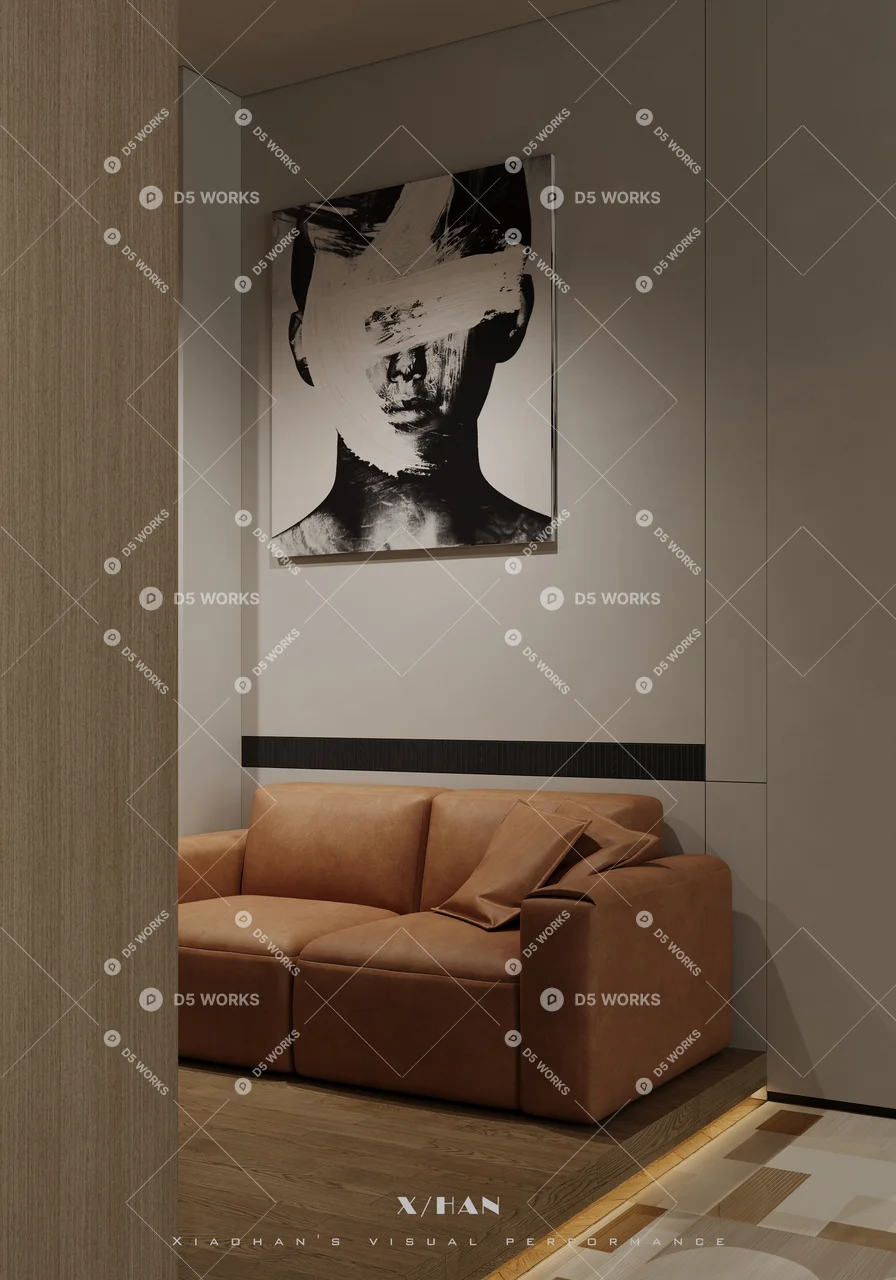 Home Theater Room 3d model thumbnail 10