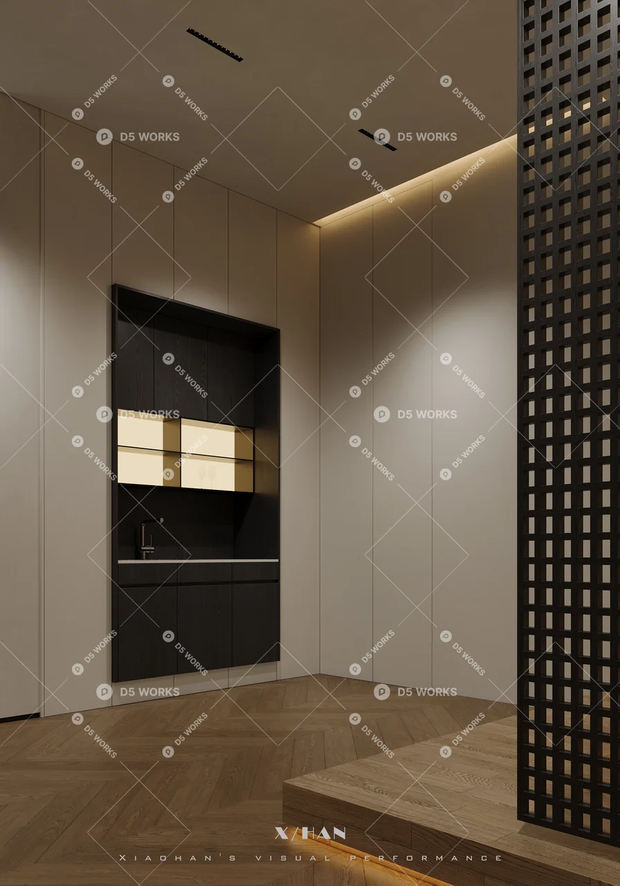 Home Theater Room 3d model thumbnail 2