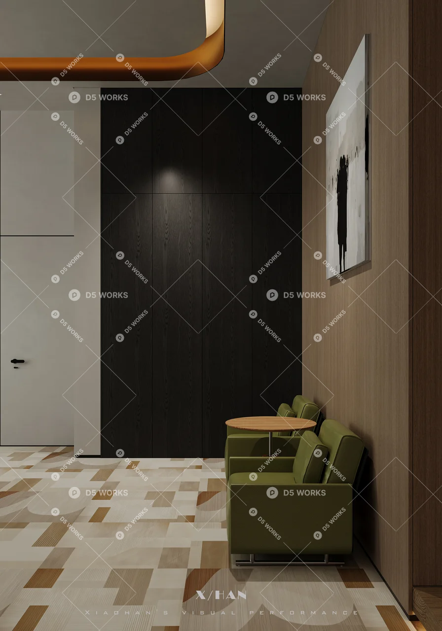 Home Theater Room 3d model thumbnail 6