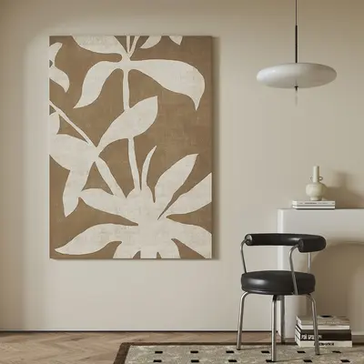 Botanical Pattern Wall Art 3d model