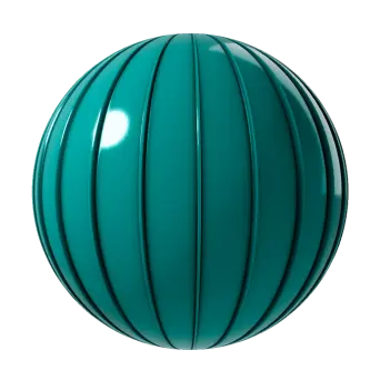 Cyan metal roof panel