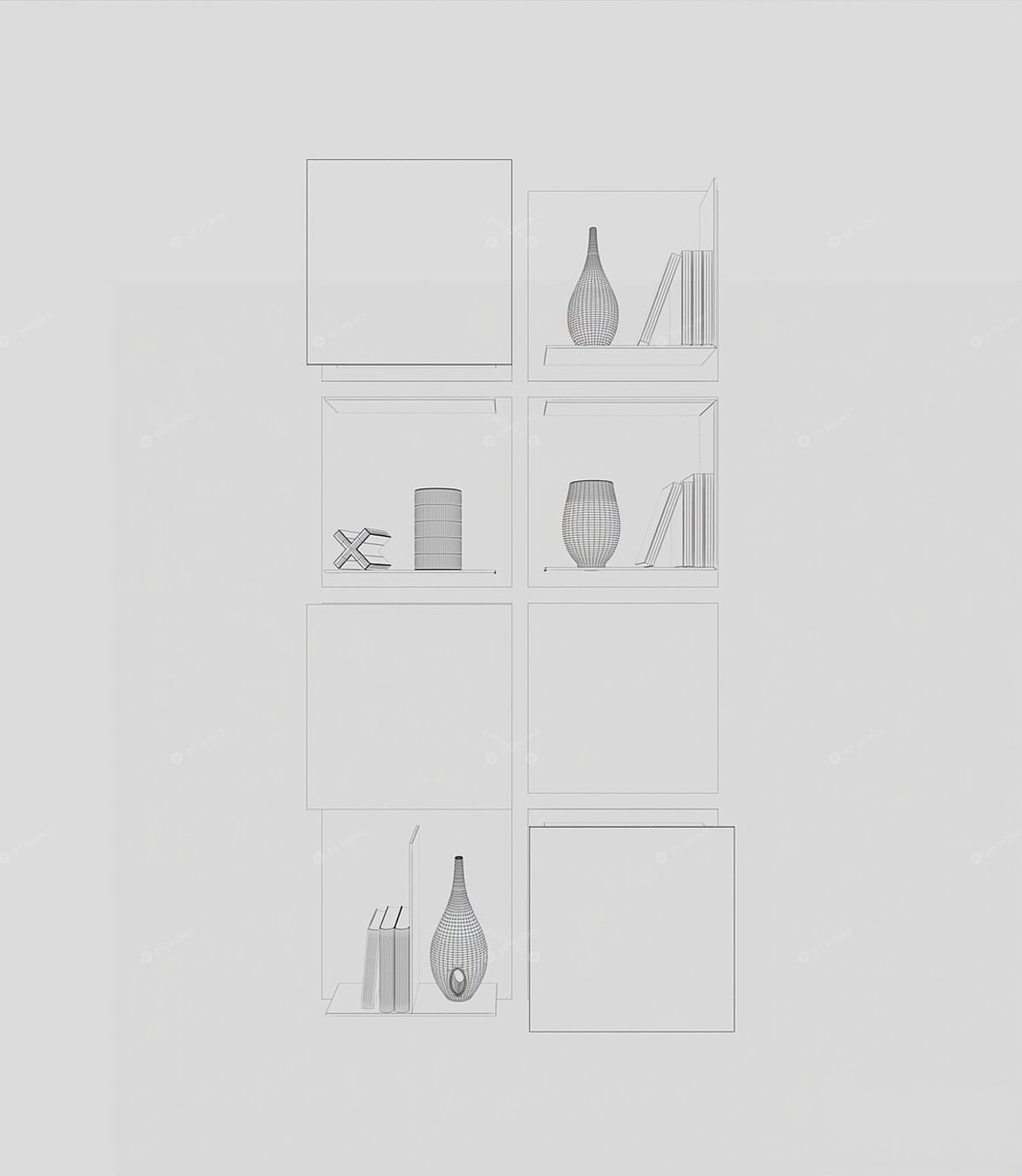 Shelves 3D Models 3