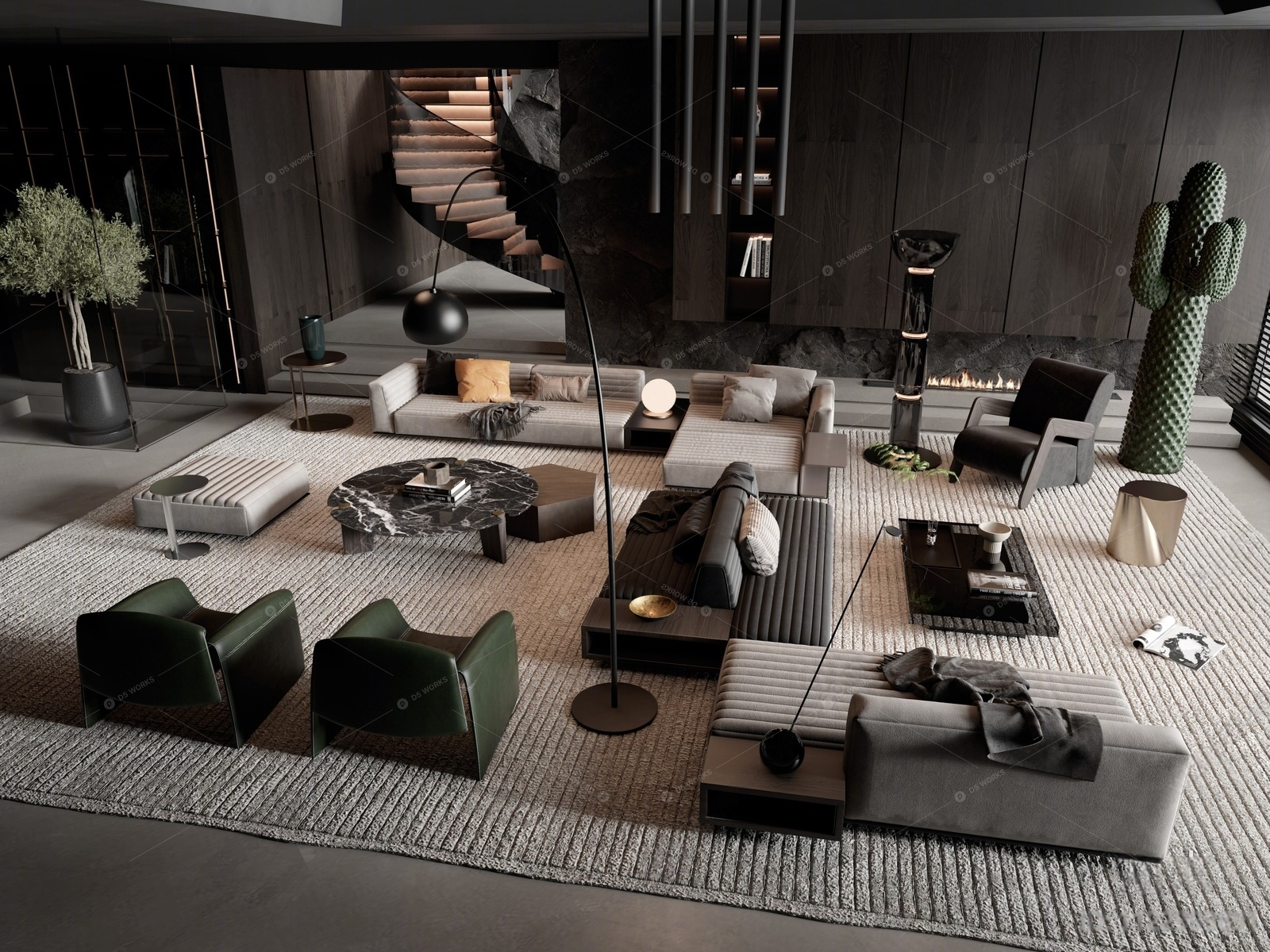Living Rooms 3D Models