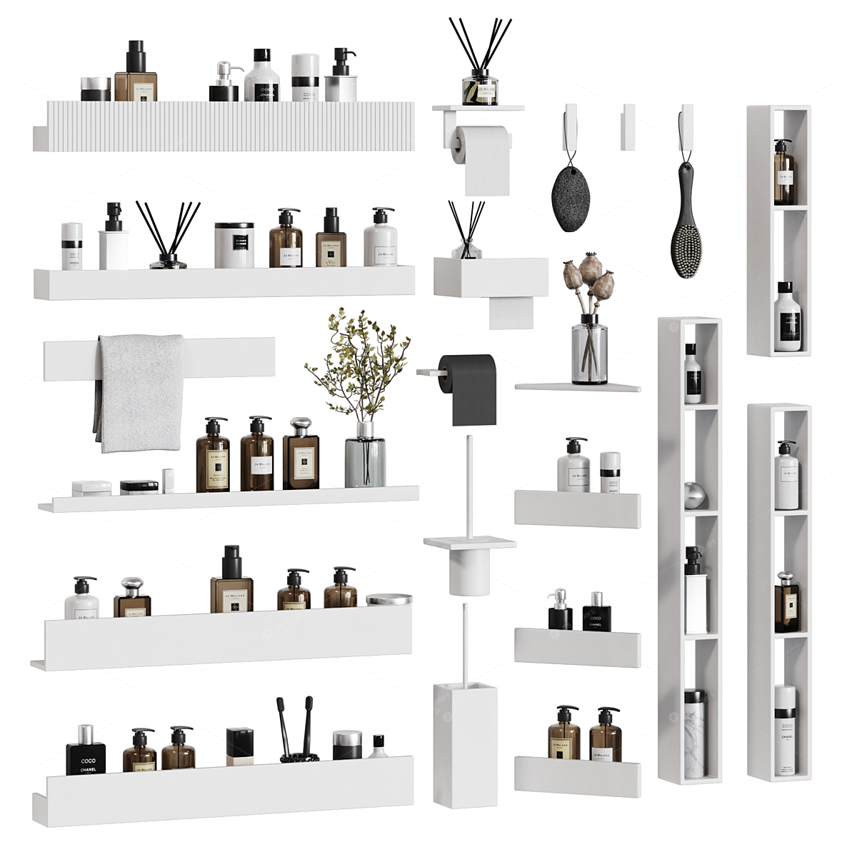 Bath Products 3D Models 2