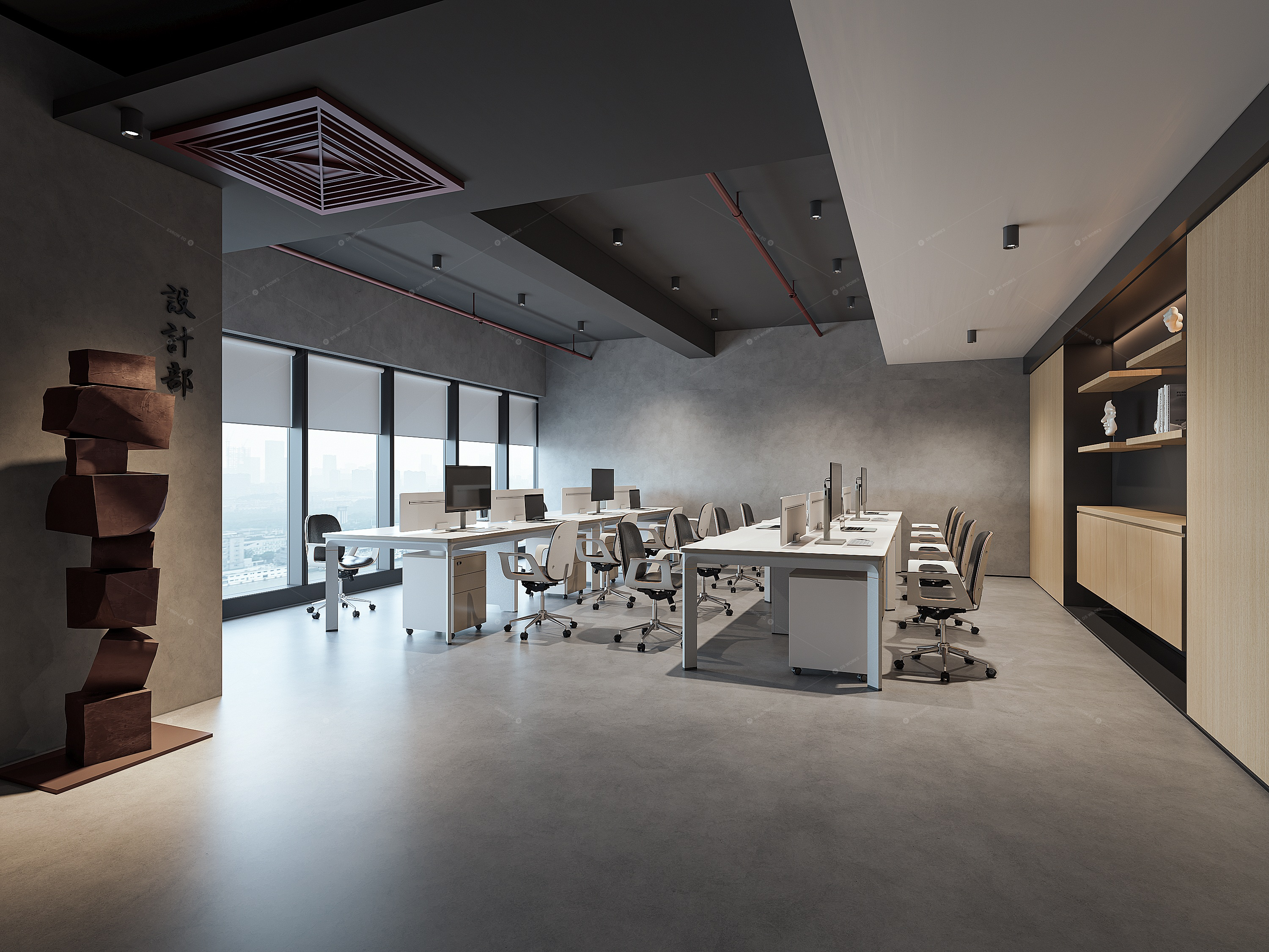 Office Spaces 3D Models