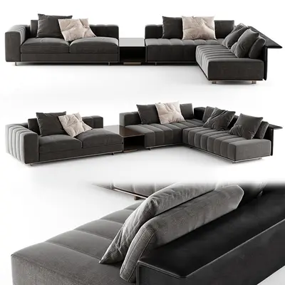 Modern Modular Sectional Sofa 3d model