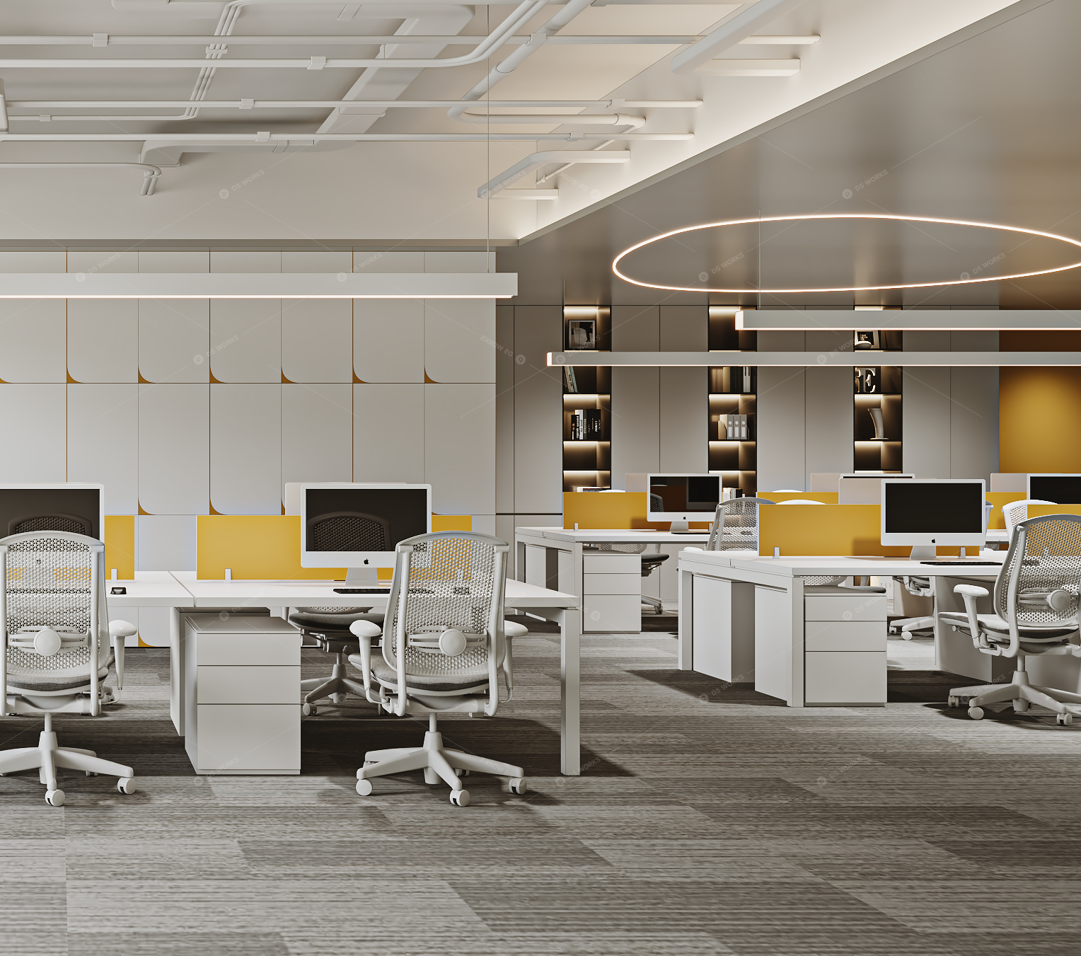 Office Spaces 3D Models 2