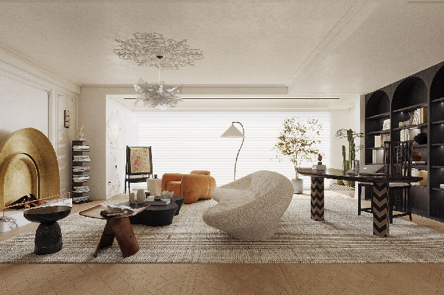 Retro Home Living Room