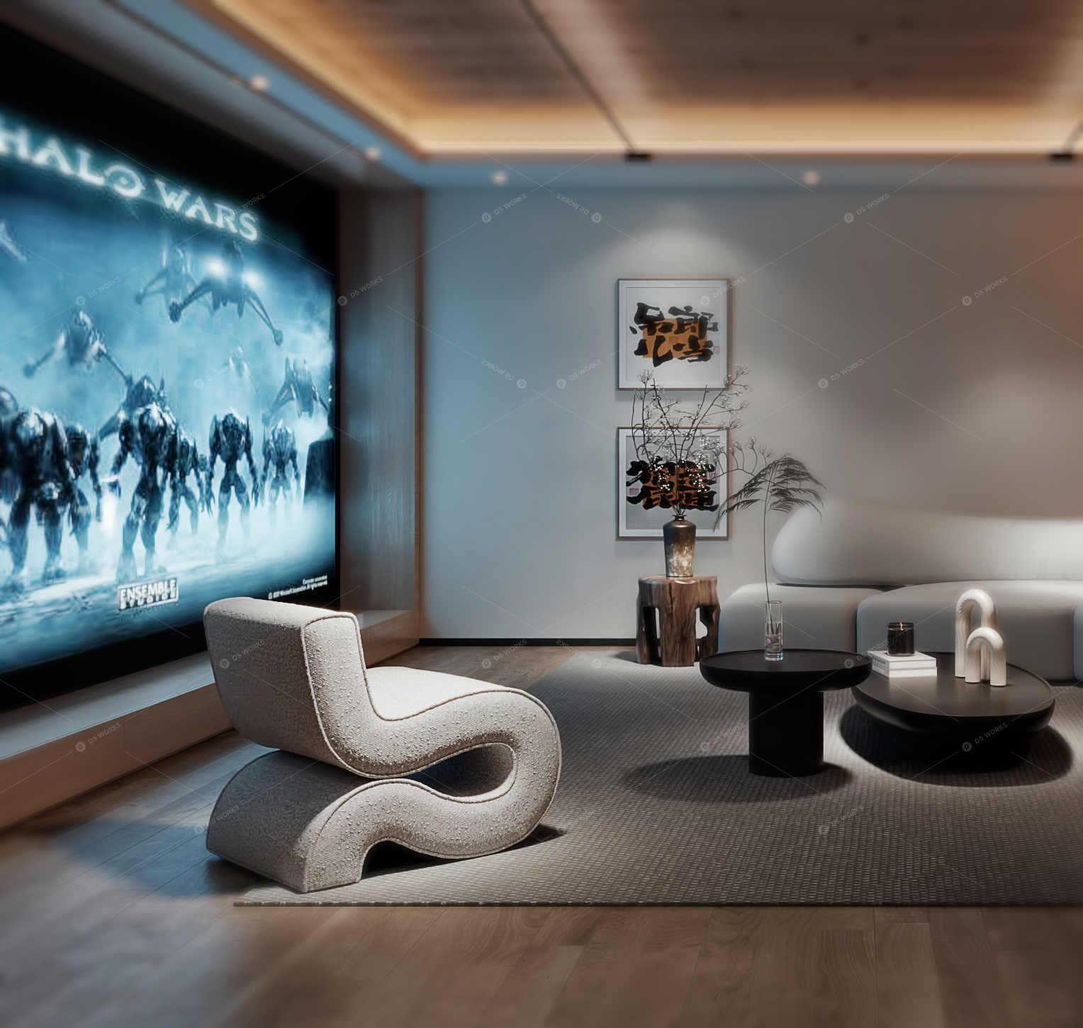 Entertainment Rooms 3D Models 3