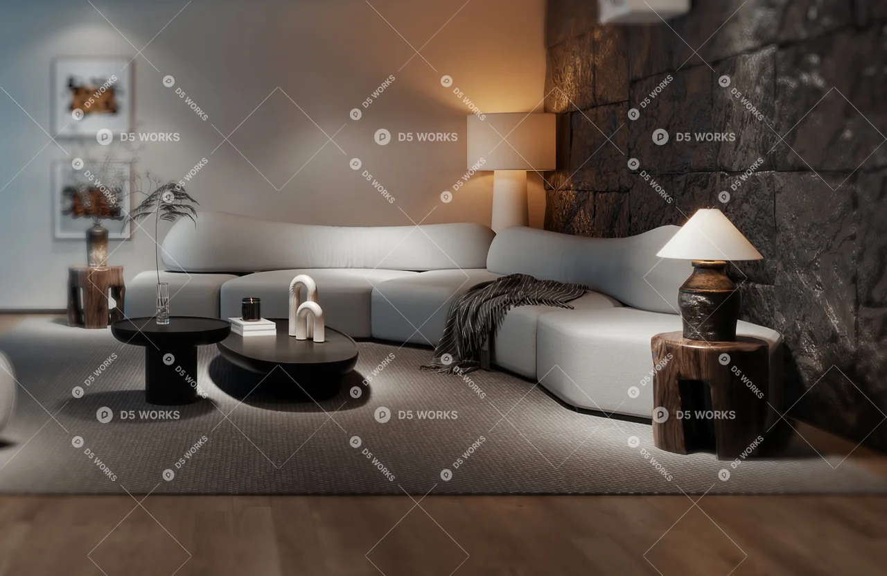 Home Theater Room 3d model thumbnail 2
