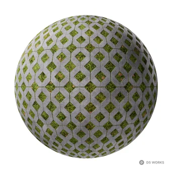 Grass growing tile 15 pbr material - Image 1