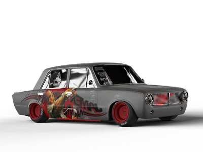 Modern Retro Toy Car