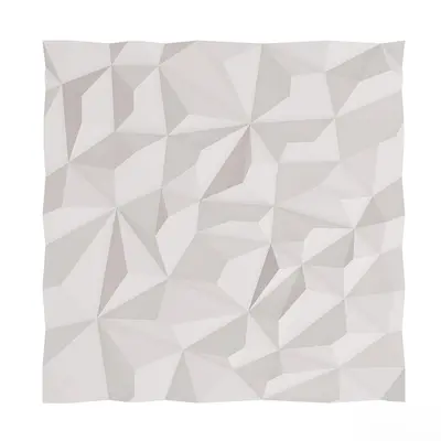 Geometric Relief Wall Panel 3d model