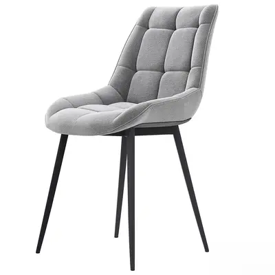 Quilted Upholstered Leisure Chair 3d model
