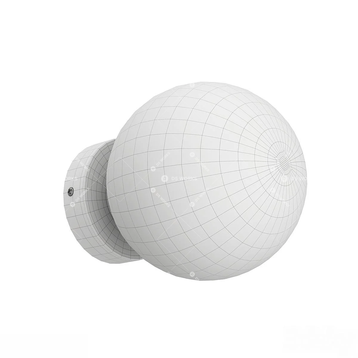 Modern Wall Lamp 3d model thumbnail 2