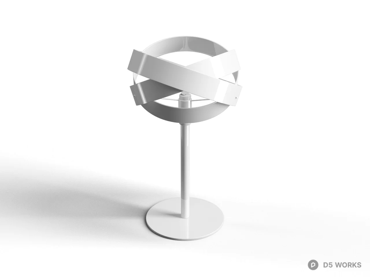 Minimalist Table Lamp 3d model - Image 1