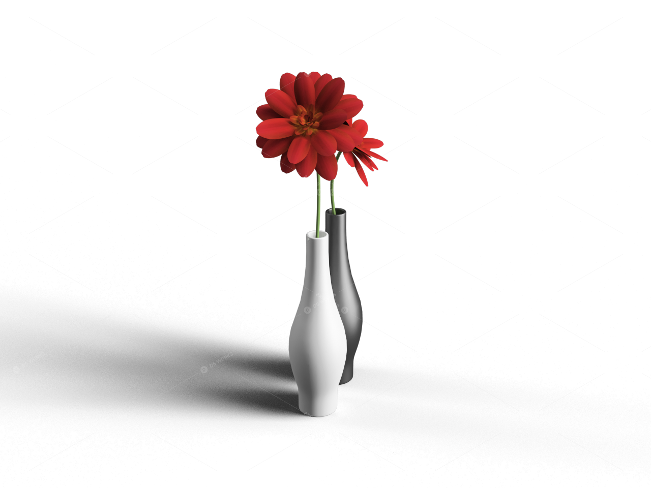 Vases & Floral Arrangements 3D Models