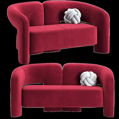 Postmodern Two-seater Sofa