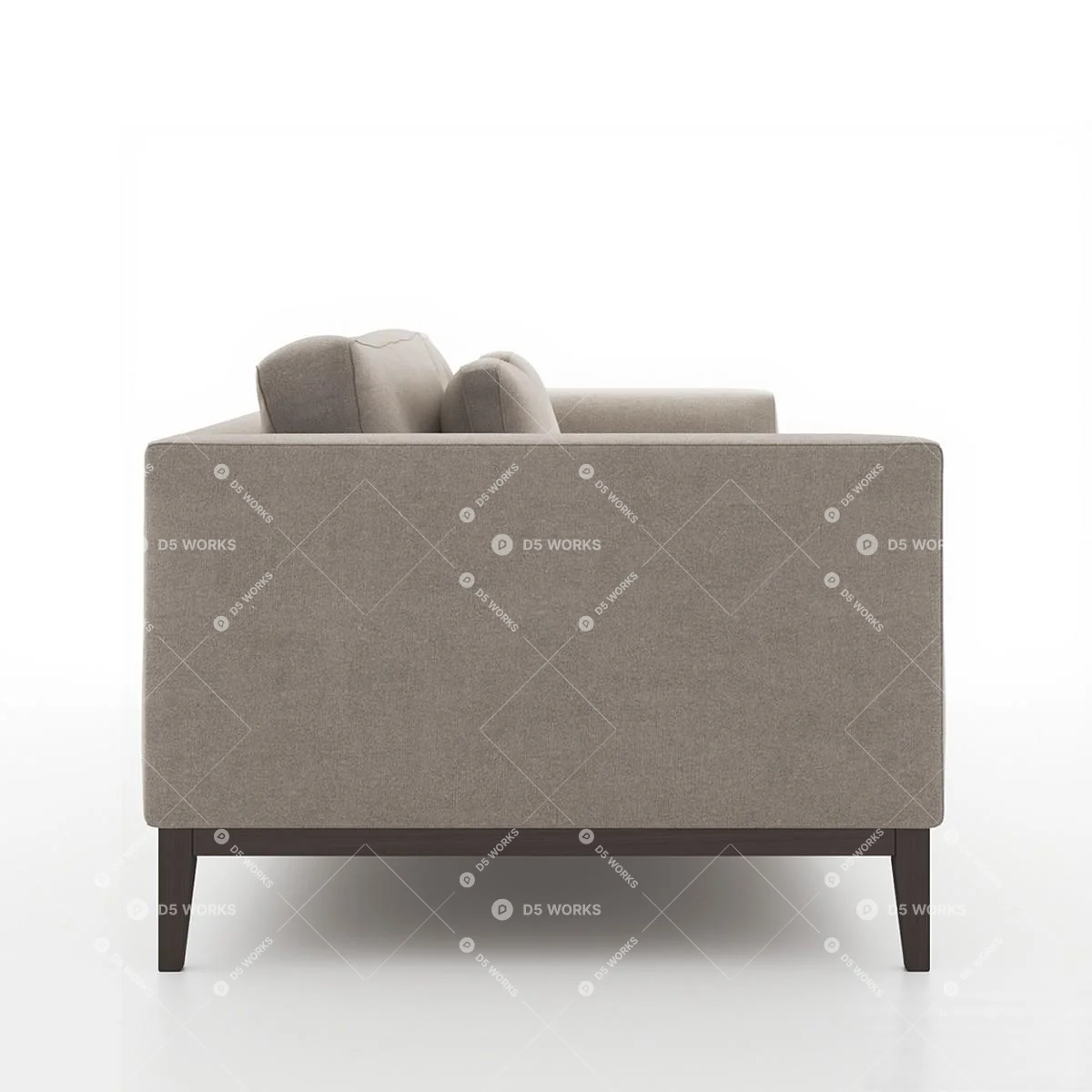 Chinese Three-seater Sofa 3d model thumbnail 3