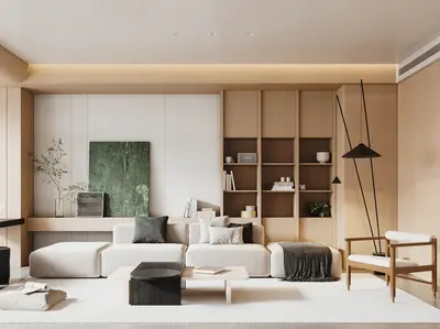 Organic Modern Home Living Room