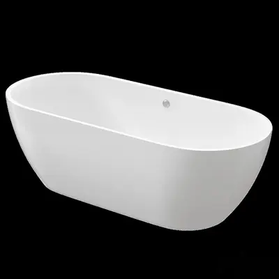 Minimalist Freestanding Bathtub 3d model