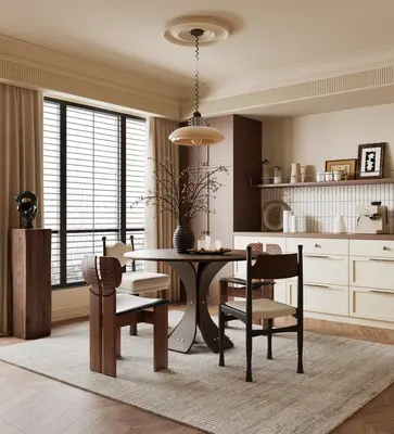 Mid-Century Modern Dining Room (Home)