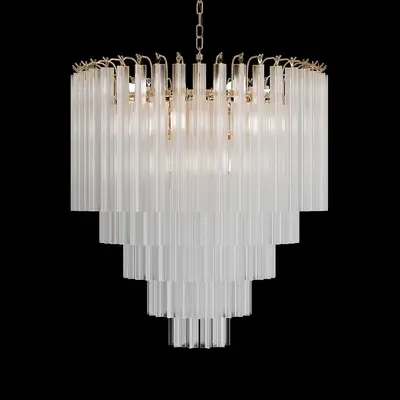 Crystal Cascade Chandelier 3d model