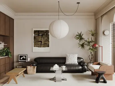 Creamy Home Living Room