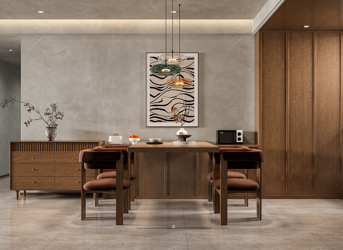 Mid-Century Modern Dining Room (Home)