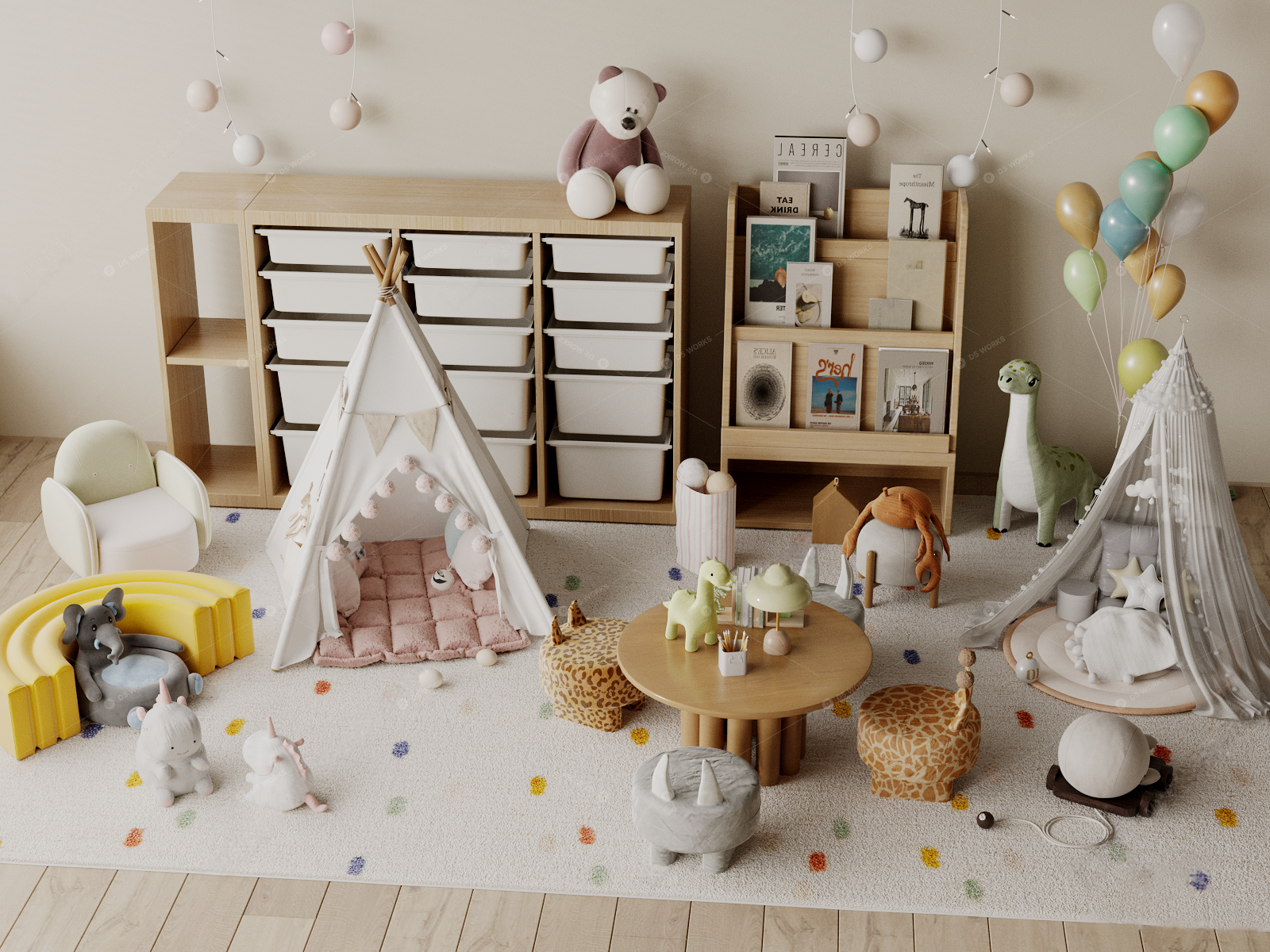 Entertainment Rooms 3D Models