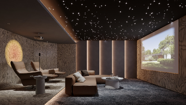 Modern Home Theater Room