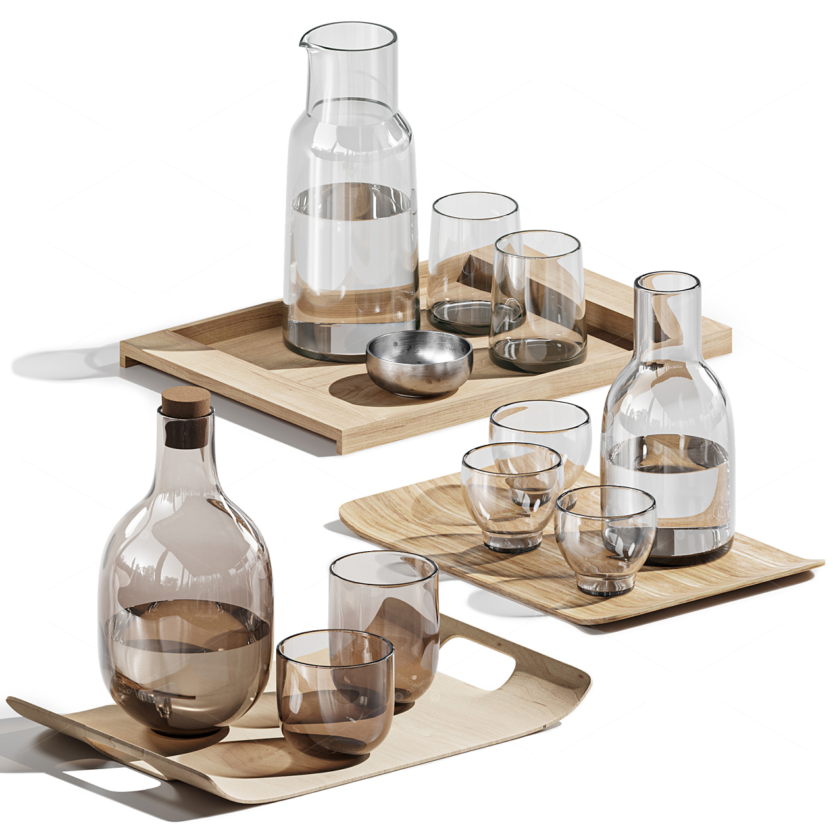 Tea Sets 3D Models