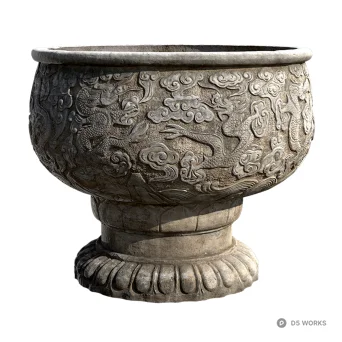 Stone Jar 3d model - Image 1