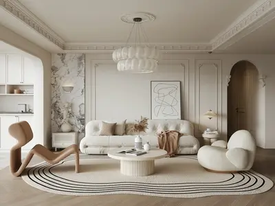 French Home Living Room