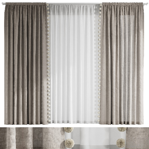 Mid-Century Modern Roller Shades