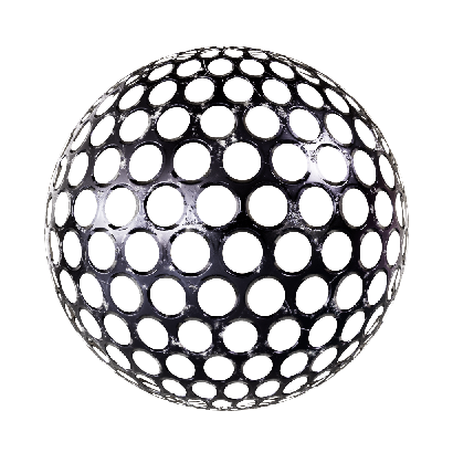 Perforated Metal Plate Black circular perforated metal plate