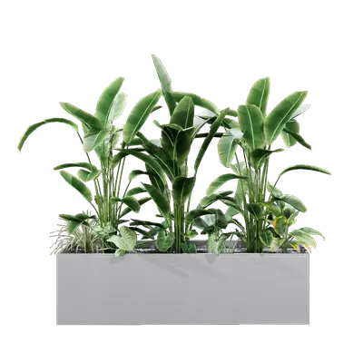 Grouped vegetation 13 3d model