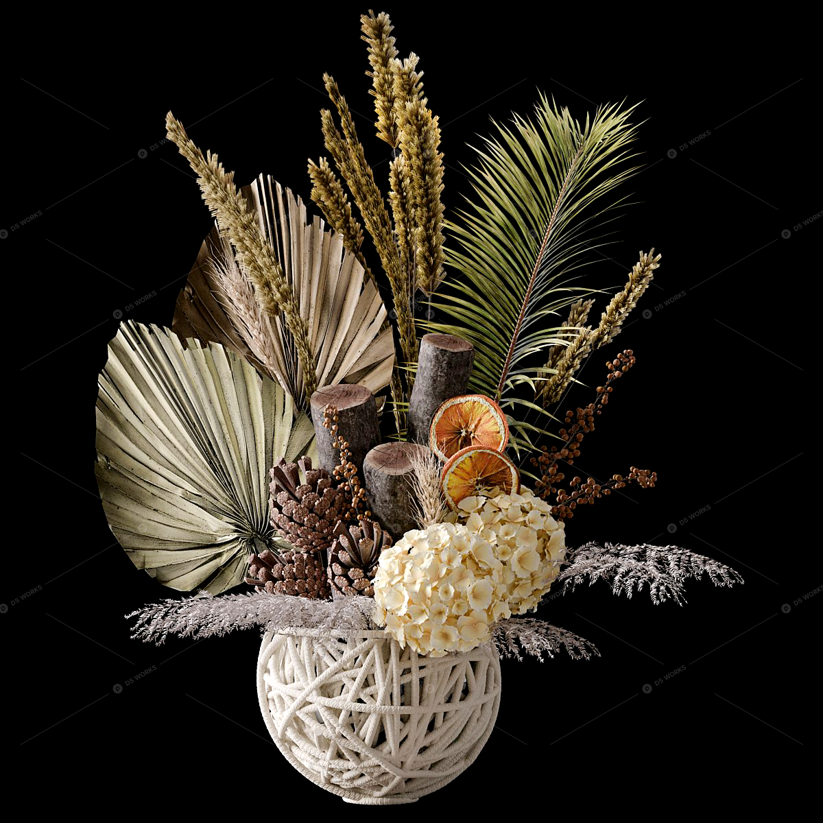 Vases & Floral Arrangements 3D Models 2