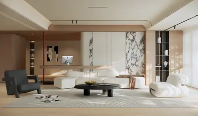 Organic Modern Home Living Room