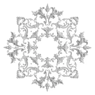Baroque Style Ceiling Medallion 3d model