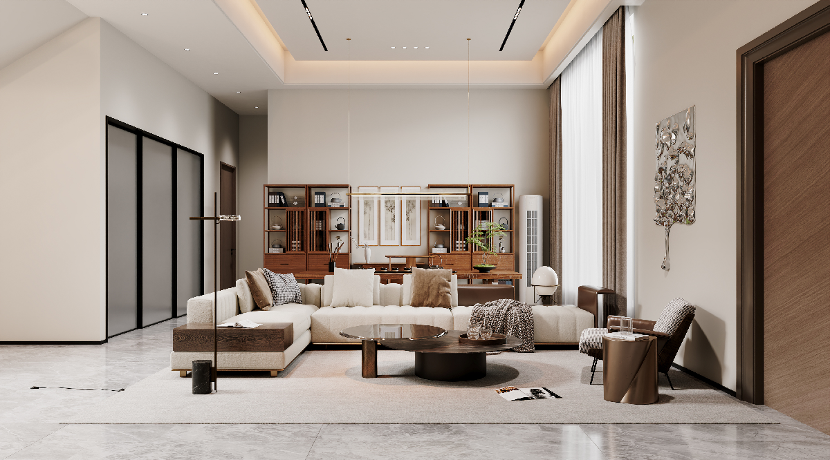 Modern Villa Living Room